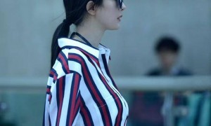 杨幂的身材真的合理吗？再宽松的衬衫也遮挡不住傲人的上围